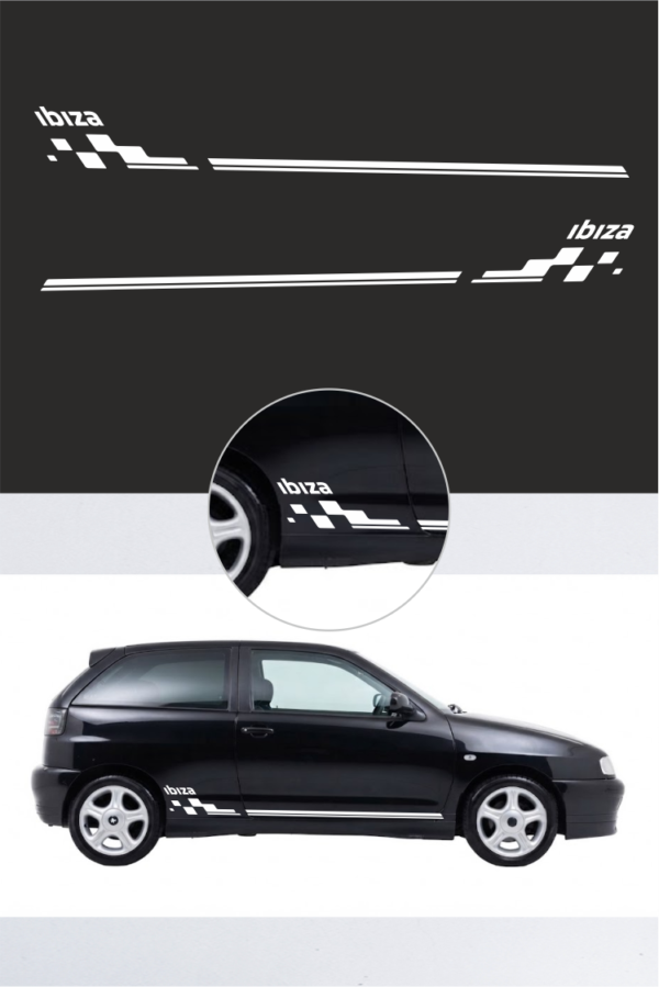 SEAT IBIZA FAIXA LATERAL - DECAL IBIZA