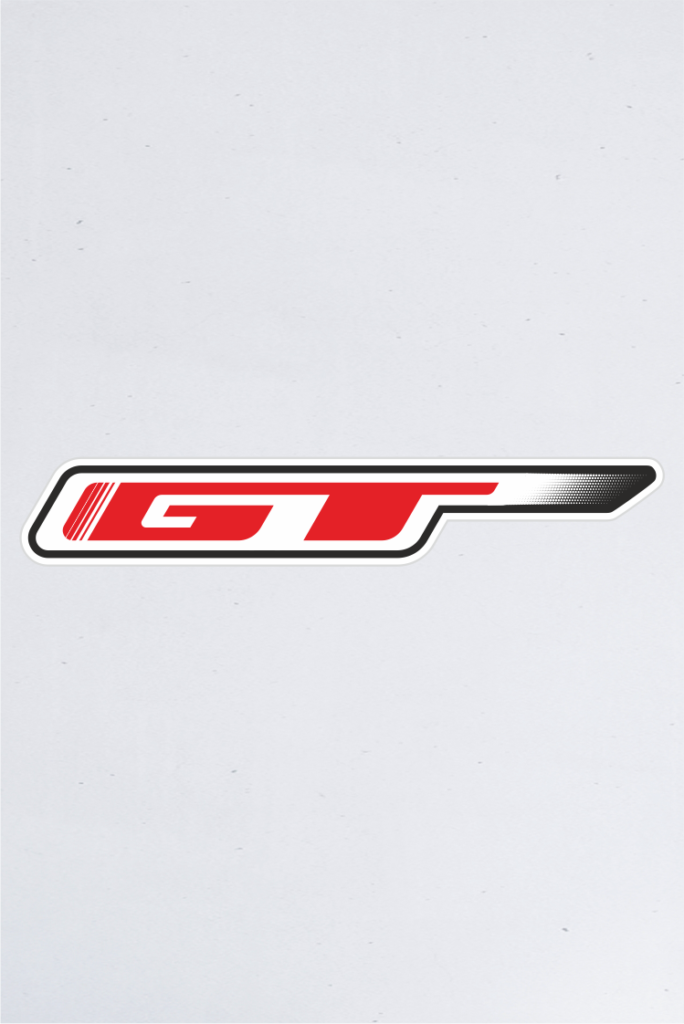 autocolante gt sticker red